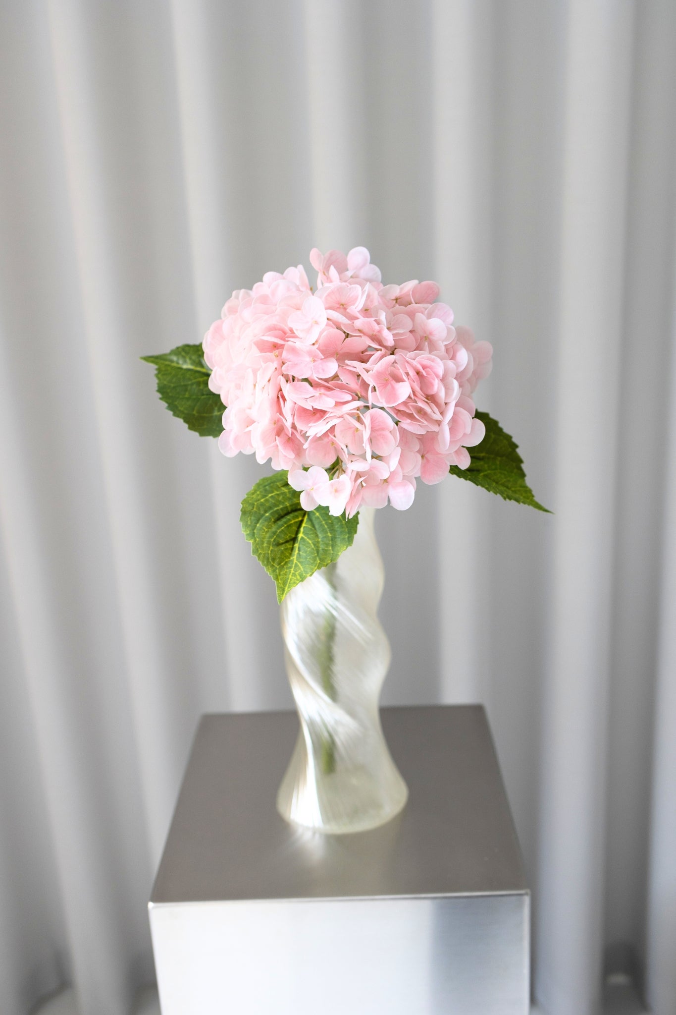 Kunstig hortensia - lyserød